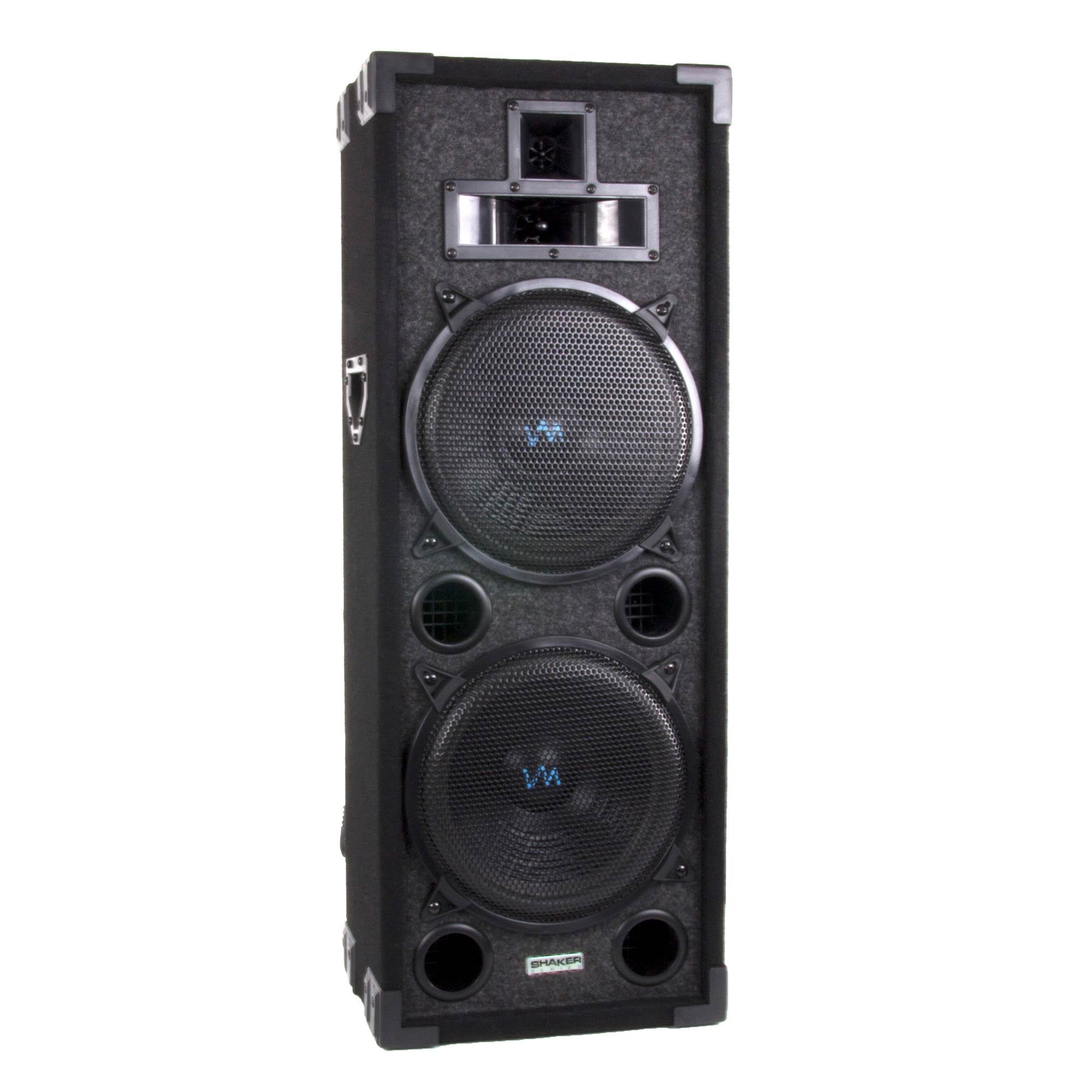 VM Audio 8 Inch 800 Watt 4 Way DJ Passive Loud Speaker System + Tripod Stand