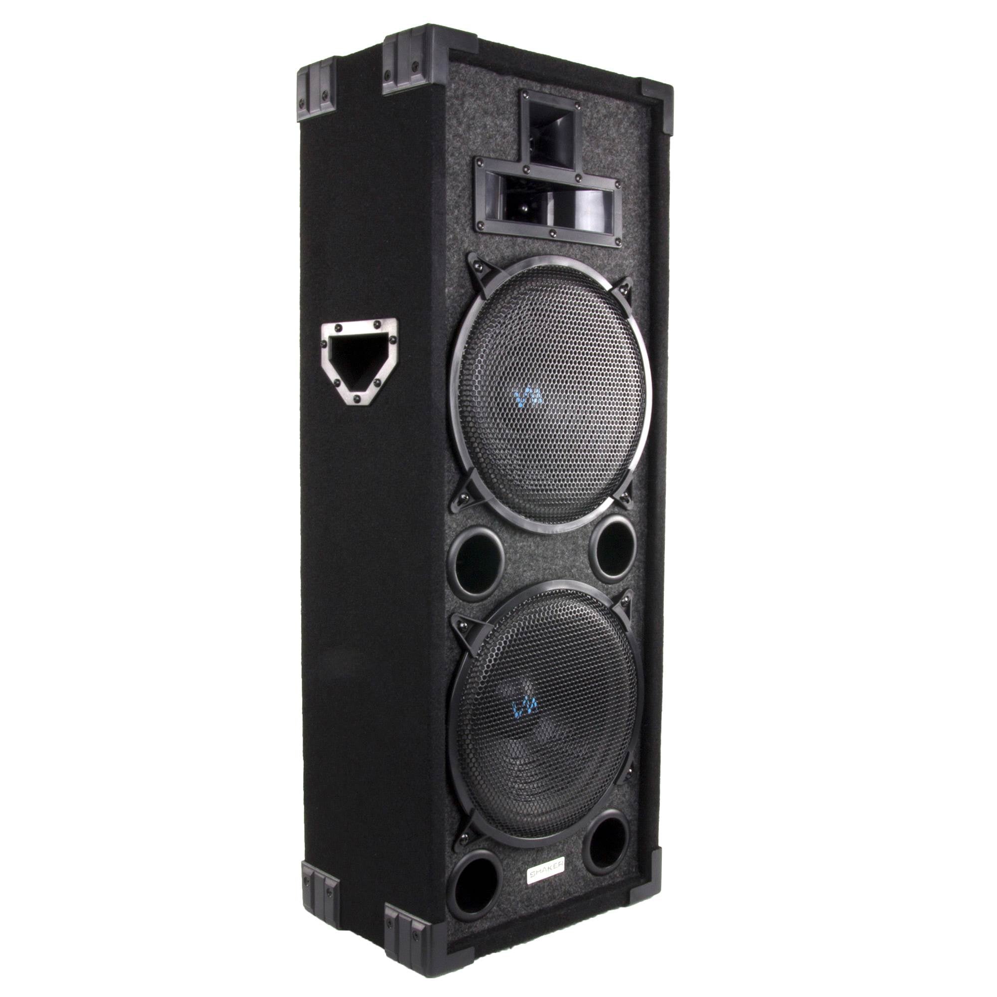 VM Audio 8 Inch 800 Watt 4 Way DJ Passive Loud Speaker System + Tripod Stand