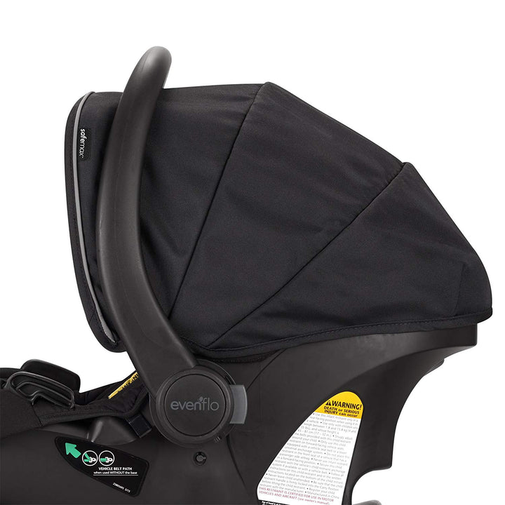 Evenflo Pivot Xpand Baby Stroller & SafeMax Infant Car Seat Travel System, Black - VMInnovations