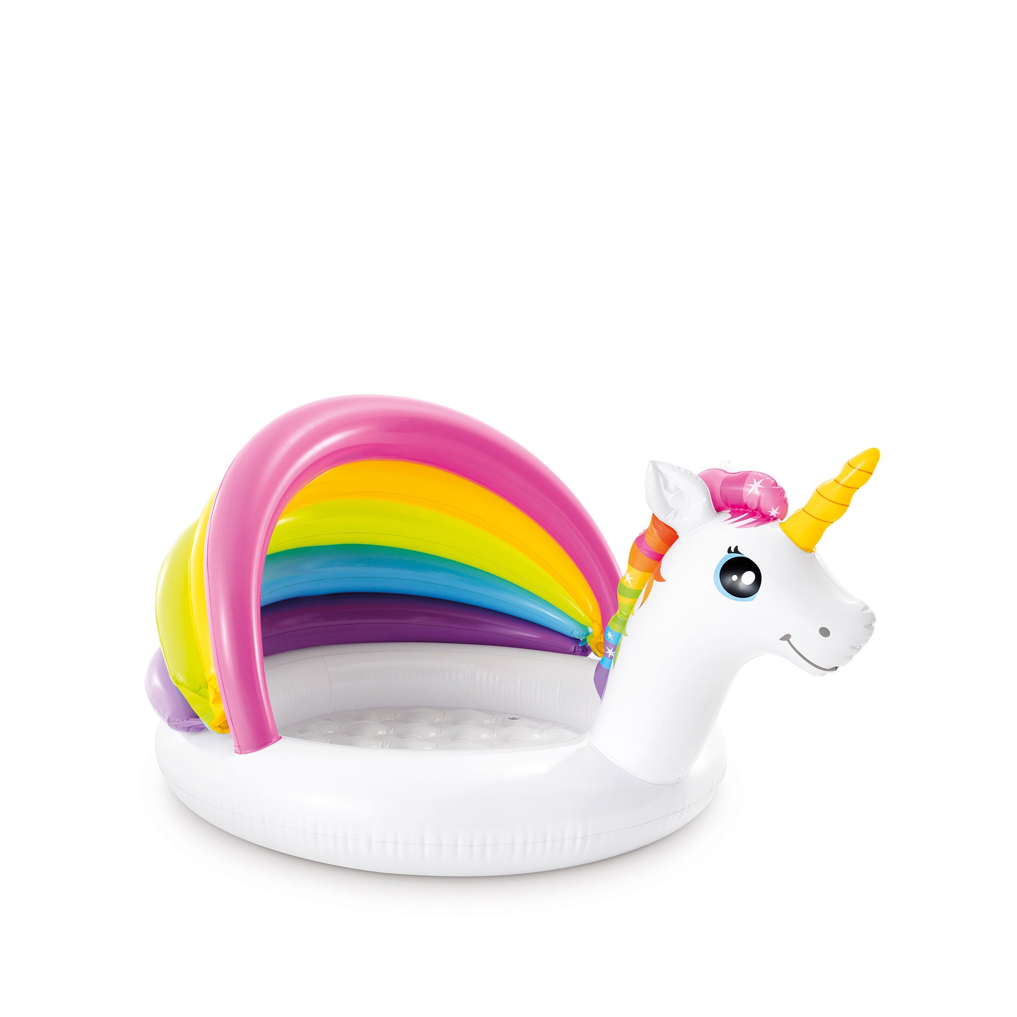 Intex 50 Inch Unicorn Design Outdoor Baby Swimming Pool, Multicolor (Open Box) - VMInnovations