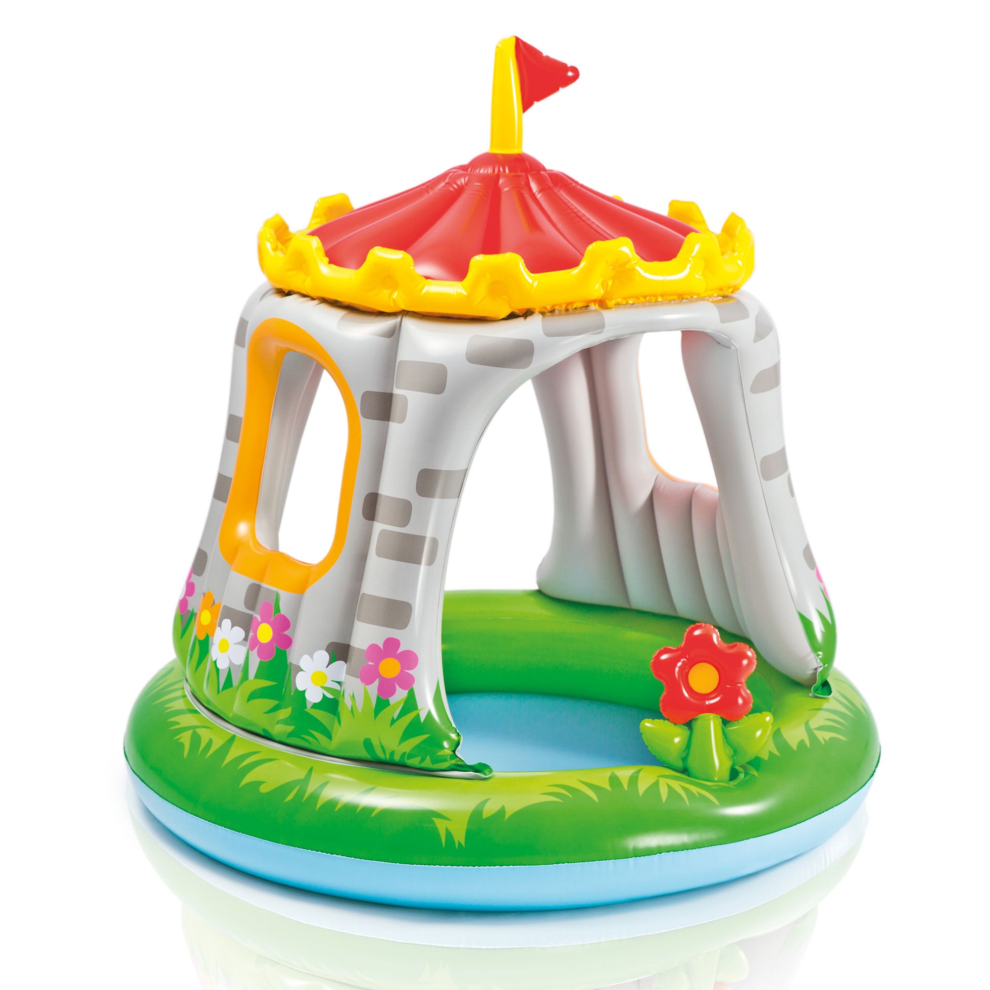 Intex 4'x48" Royal Castle Baby Pool & 11'x7.5' x44" Dinoland Kiddie Pool