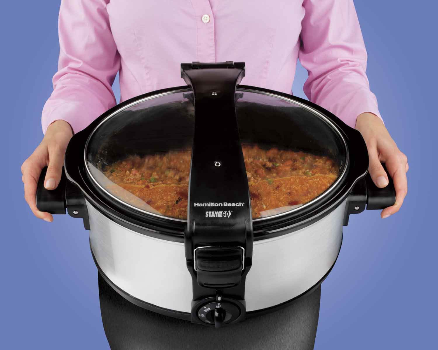 Hamilton Beach 7 & 4 Quart Two Appliance Slow Cooker Bundle | 33472 + 33141