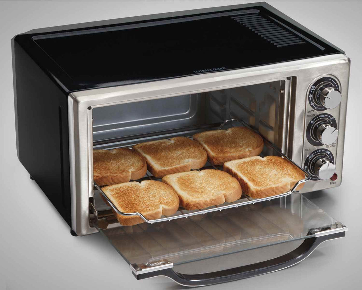 Hamilton Beach 46201 12-Cup Digital Coffeemaker Brewer & Toaster Oven Bundle