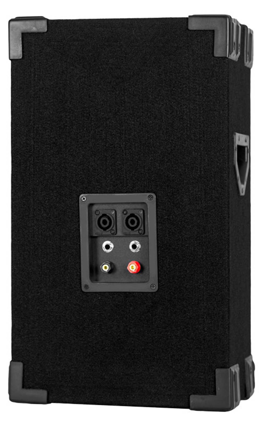 VM Audio VAS38P 8" 400W 3 Way DJ Passive Speaker + 12" DJ Subwoofer + Pole