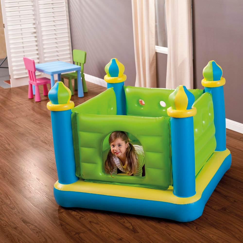 Intex Inflatable Junior Jump-O-Lene Ball Pit Castle Bouncer | 48257EP (Open Box)