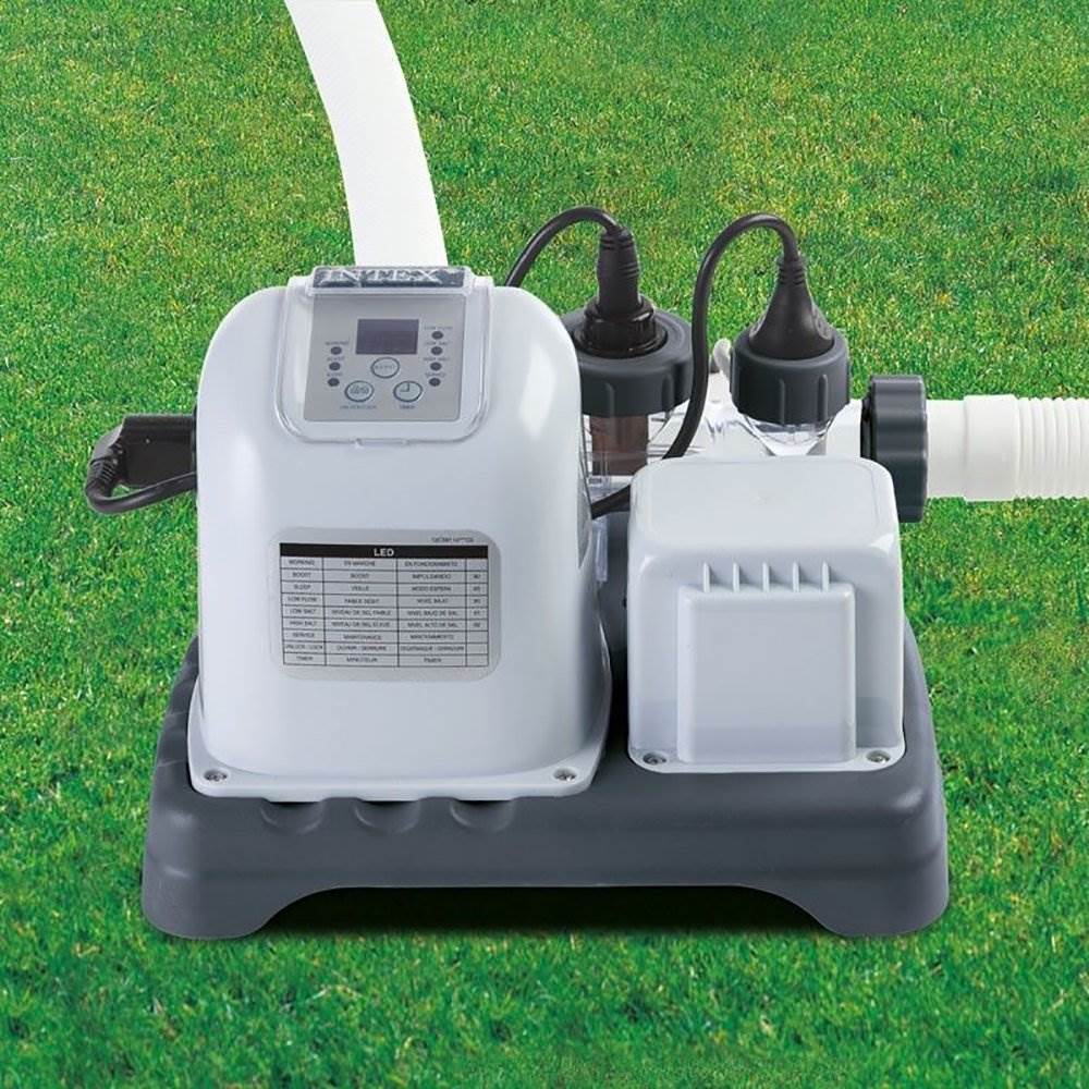Intex Krystal Clear Saltwater System Above Ground Pool Chlorinator (Damaged)