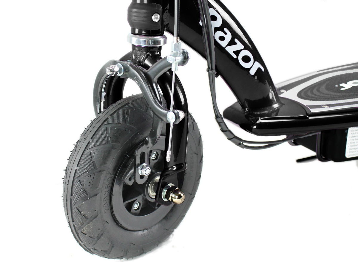 Razor E100 Kid Ride On 24V Motorized Electric Power Scooters, Black & Sweet Pea