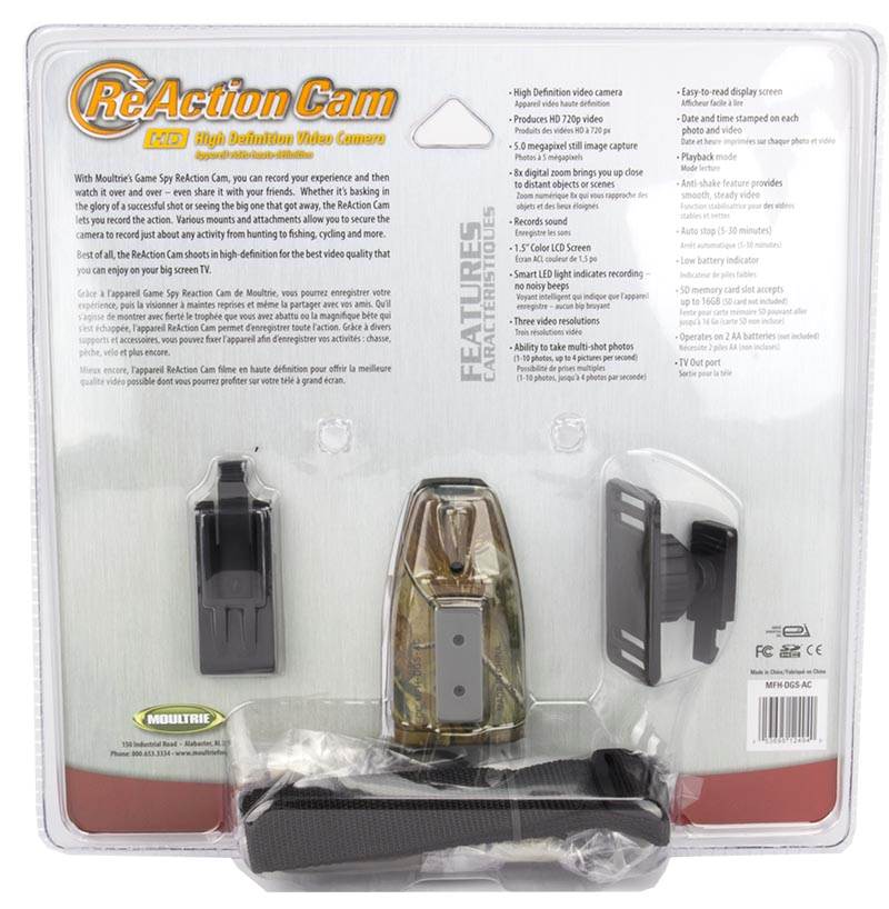 MOULTRIE Reaction Cam 5MP Game Trail Camera w/ HD Video | DGS-AC - For Parts