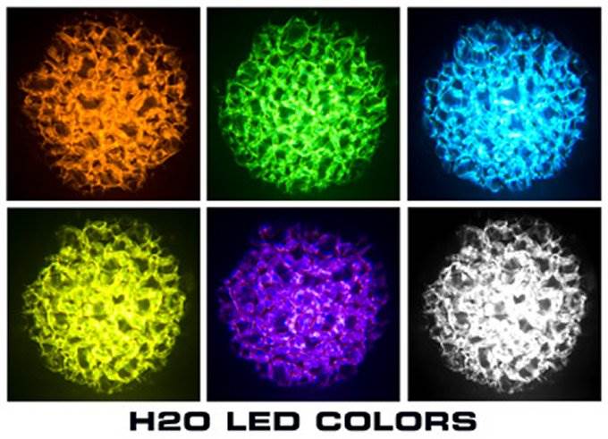 NEW AMERICAN DJ H2O IR LED Water Flowing Light Effect + Chauvet H700 Fog Machine