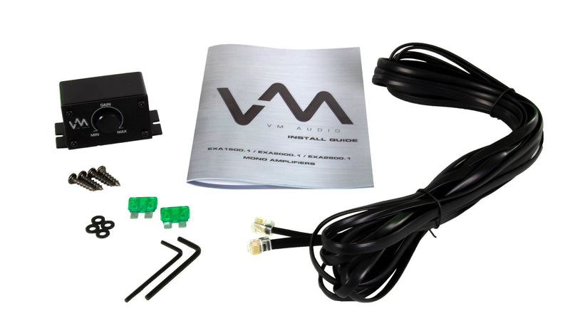2) LANZAR MAX12D 12" 2000W Car Audio Subwoofers + 2 Channel Amplifier + Wiring