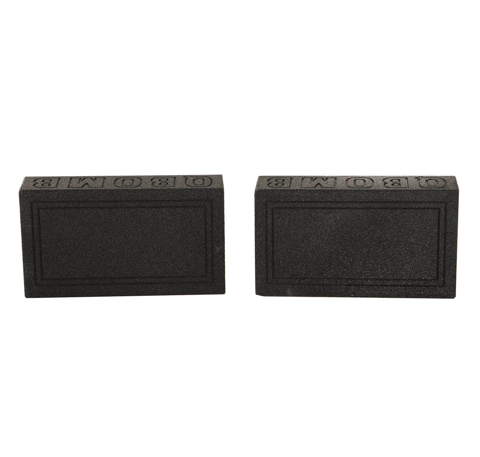 QPower QBomb Single 10 Inch Sealed Subwoofer Sub Boxes Bedliner Spray, 2-Pack