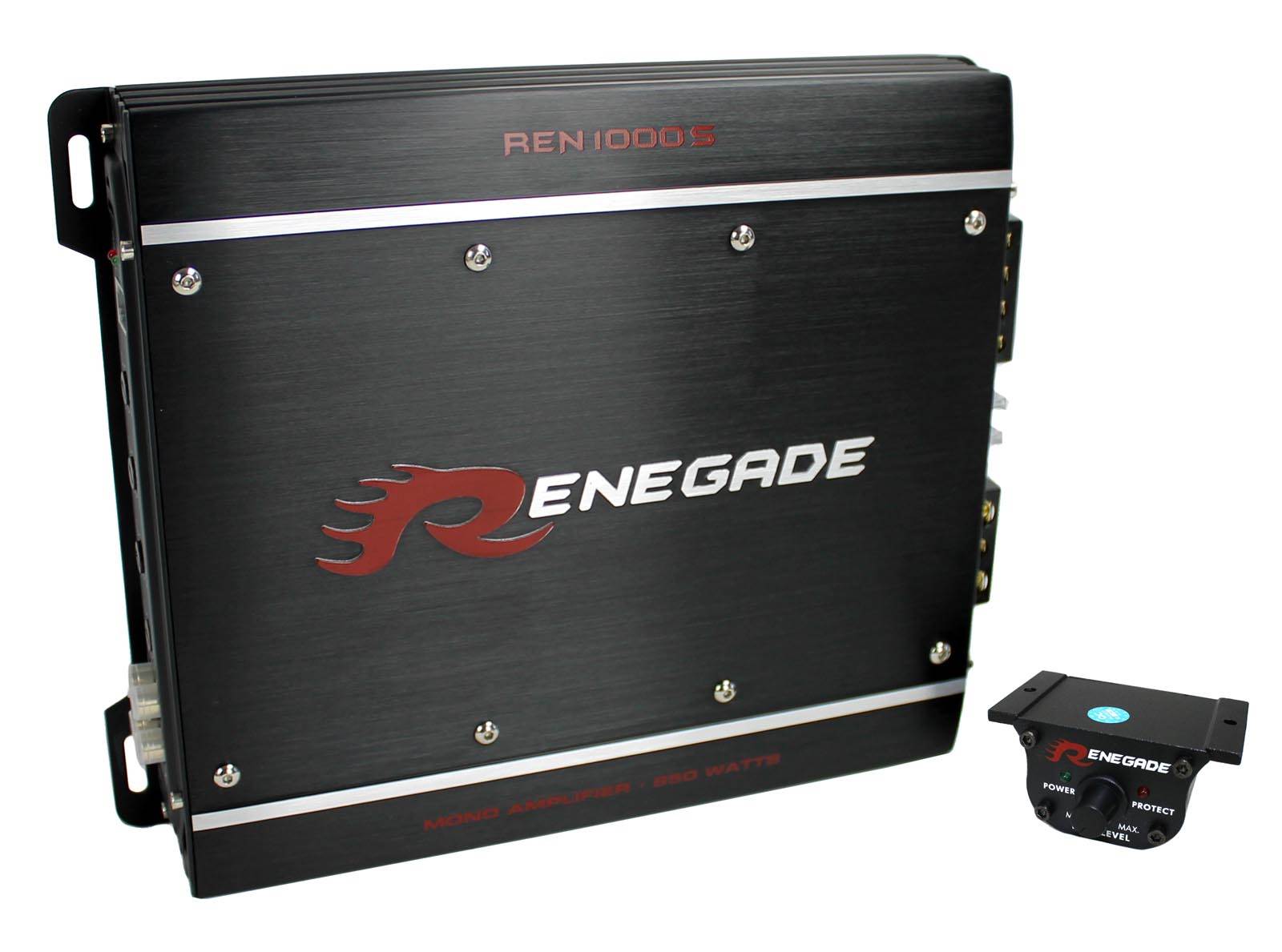 Renegade REN1000S 850 Watt MONO 4-Ohm Car Audio Power Amplifier Amp (Open Box)