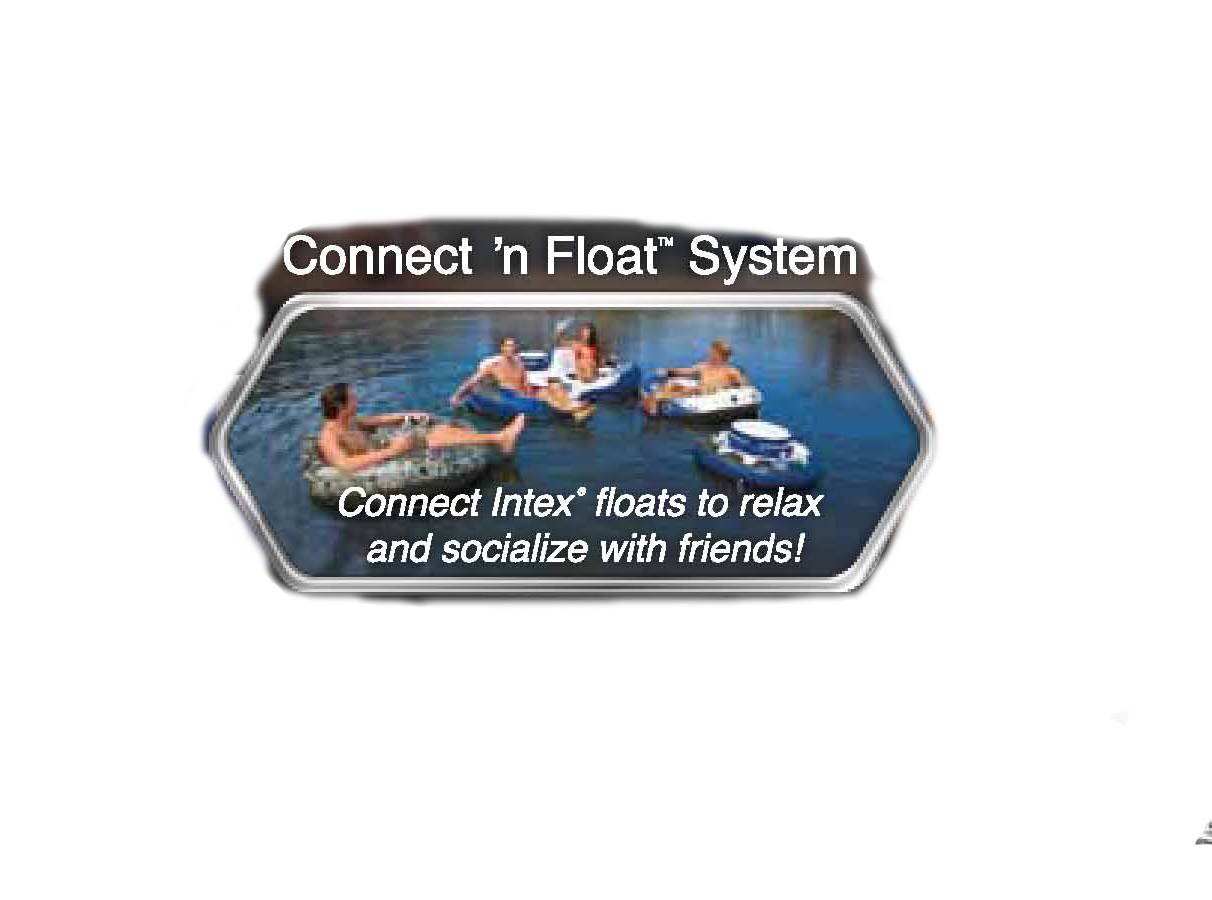 Intex River Run Connect Inflatable Floating Beverage Cooler | 56823EP (Open Box)
