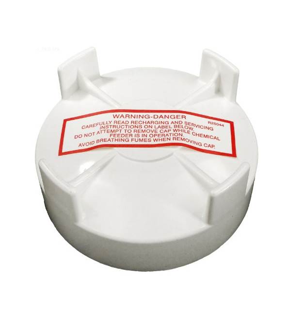 Pentair R172008W Pool Spa Threaded White Cap Replacement Rainbow Chlorine Feeder