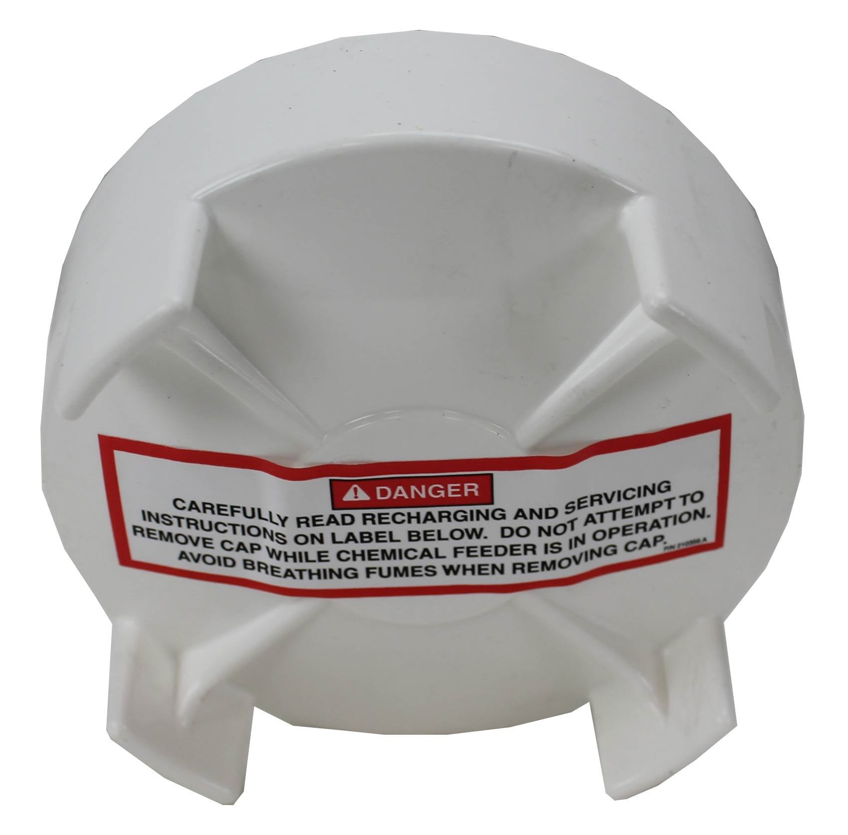 Pentair R172008W Pool Spa Threaded White Cap Replacement Rainbow Chlorine Feeder