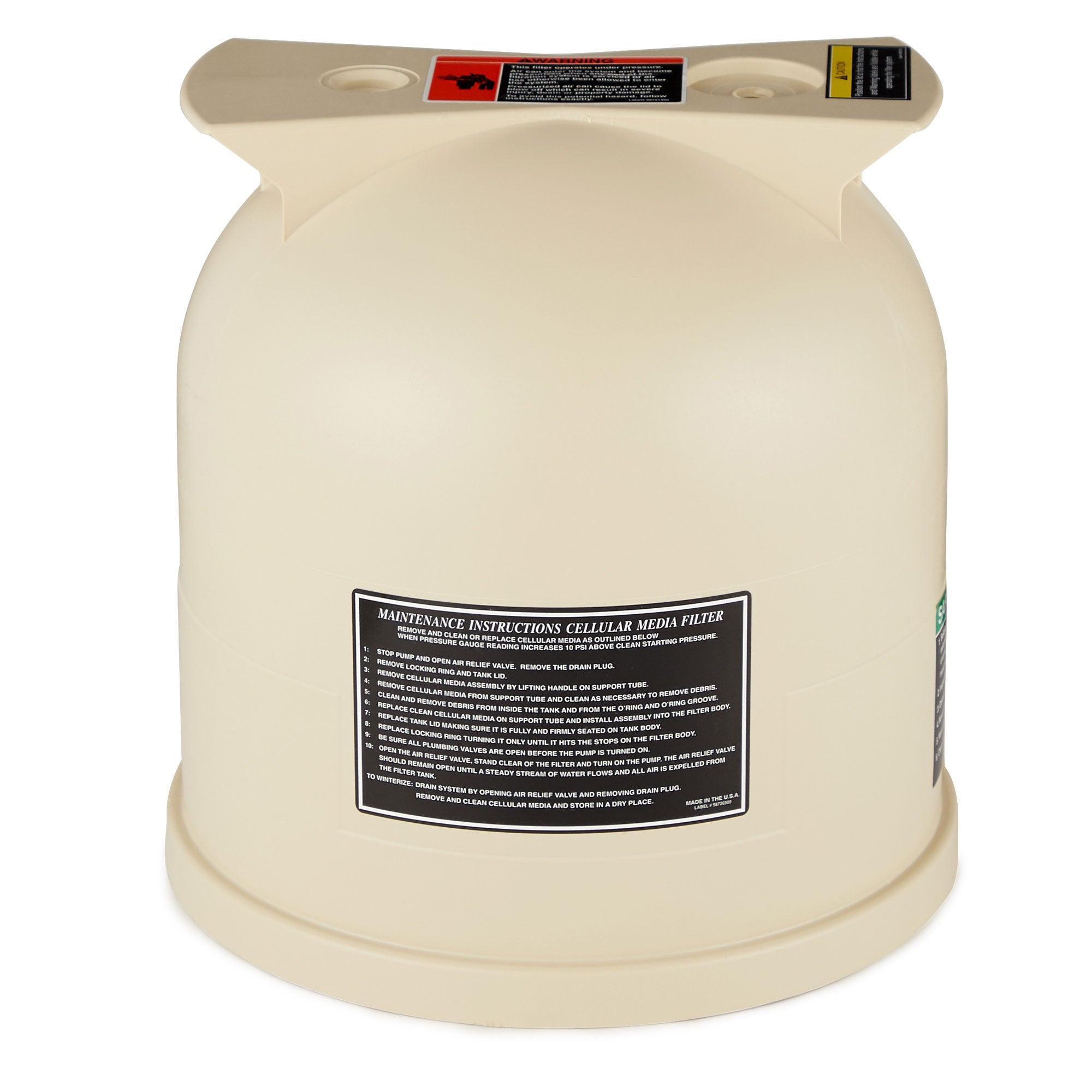 Pentair 178561 Clean Clear Predator Pool Cartridge Filter Lid Assembly | Used