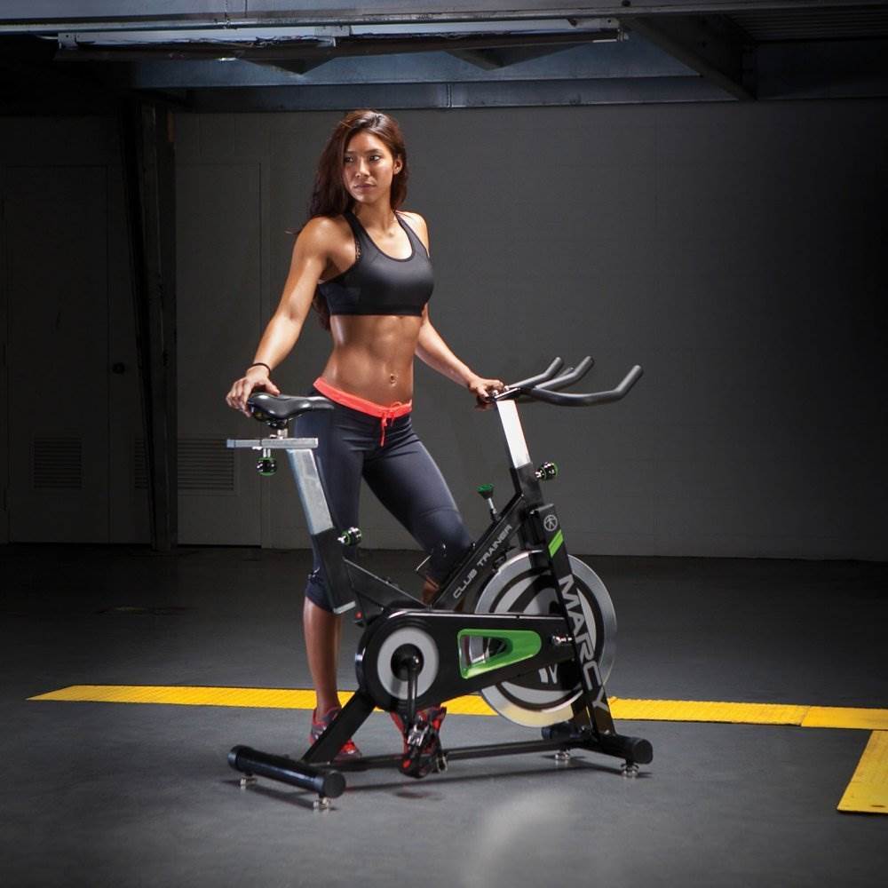 Marcy Club Revolution Cycle Indoor Gym Trainer Cardio Exercise Bike (Damaged)