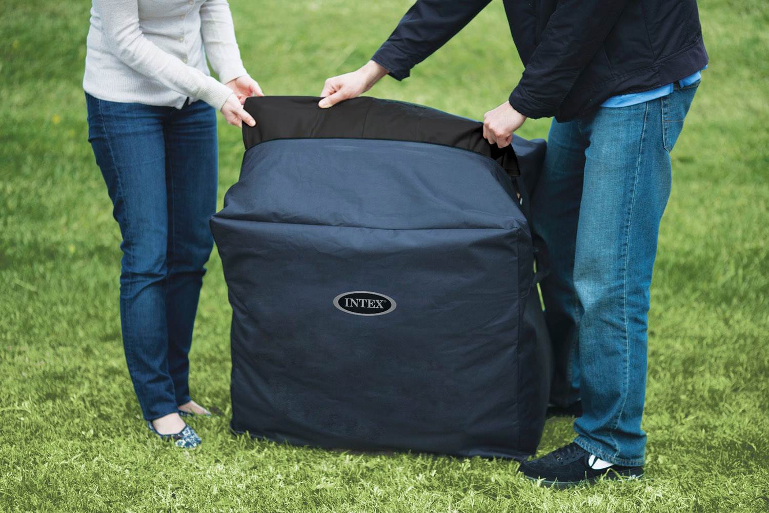 Intex Pure Spa 4-Person Portable Jet Deluxe Massage Hot Tub | 28443E - Open Box