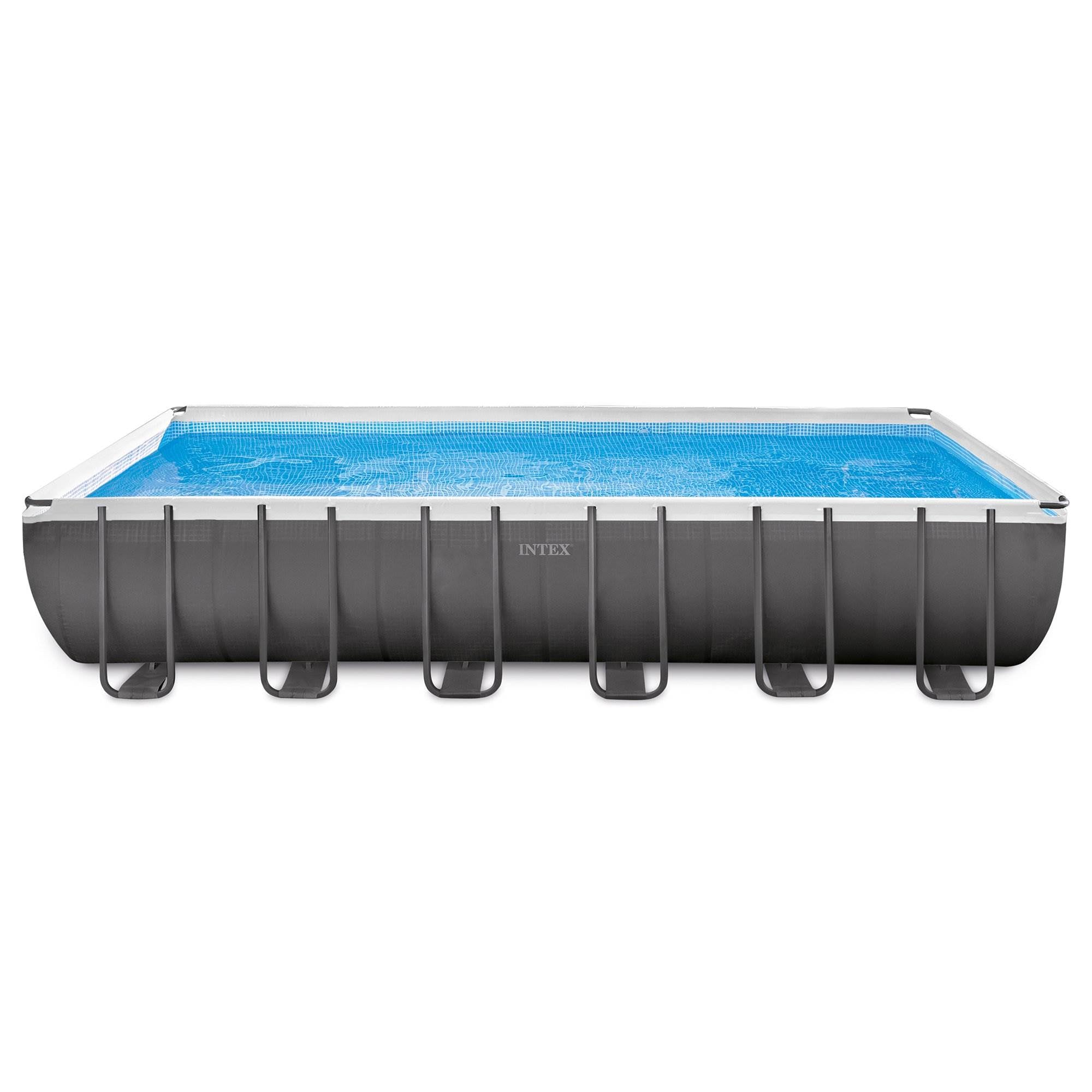 INTEX 24' x 12' x 52" Ultra Frame Rectangular Swimming Pool 28365EH (Open Box)