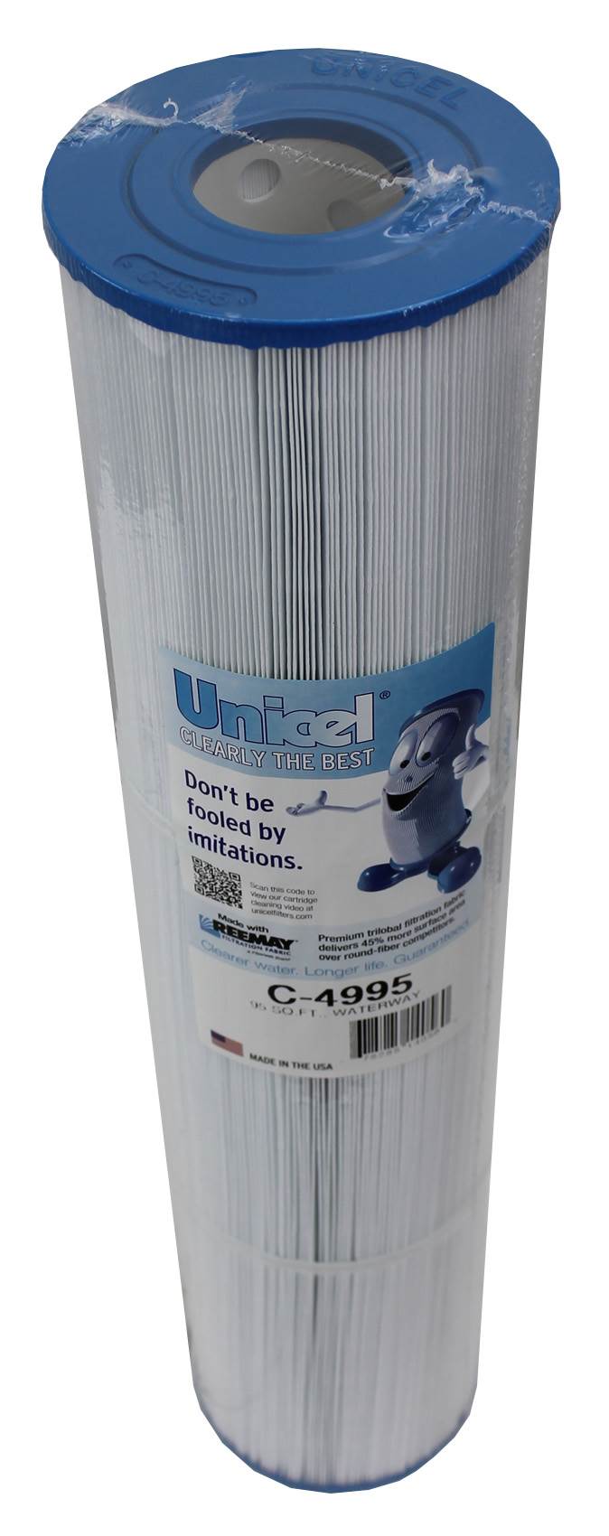 Unicel Spa Replacement Cartridge Filter 95 Sq Ft PLEATCO PCAL100 (Open Box)