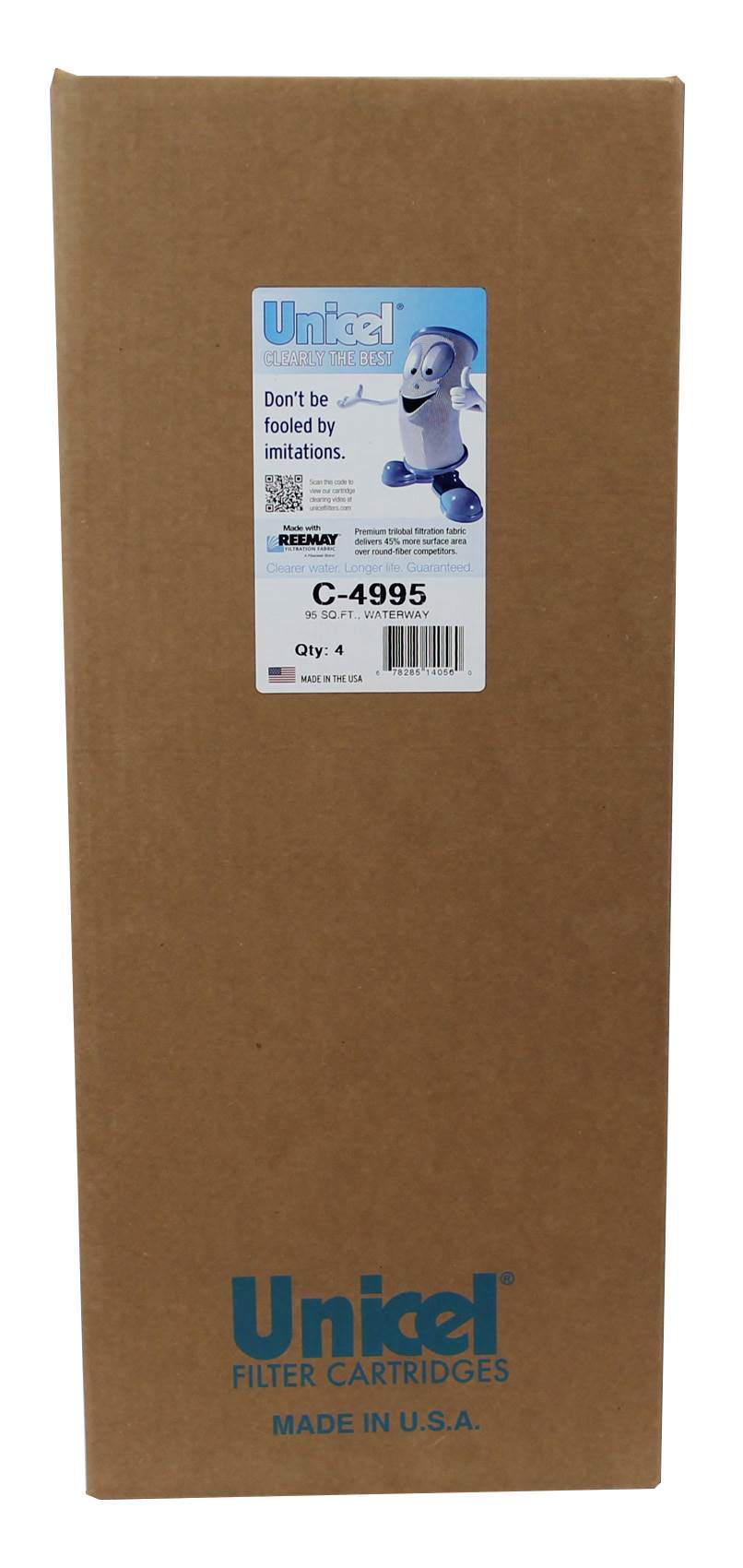 Unicel Spa Replacement Cartridge Filter 95 Sq Ft PLEATCO PCAL100 (Open Box)