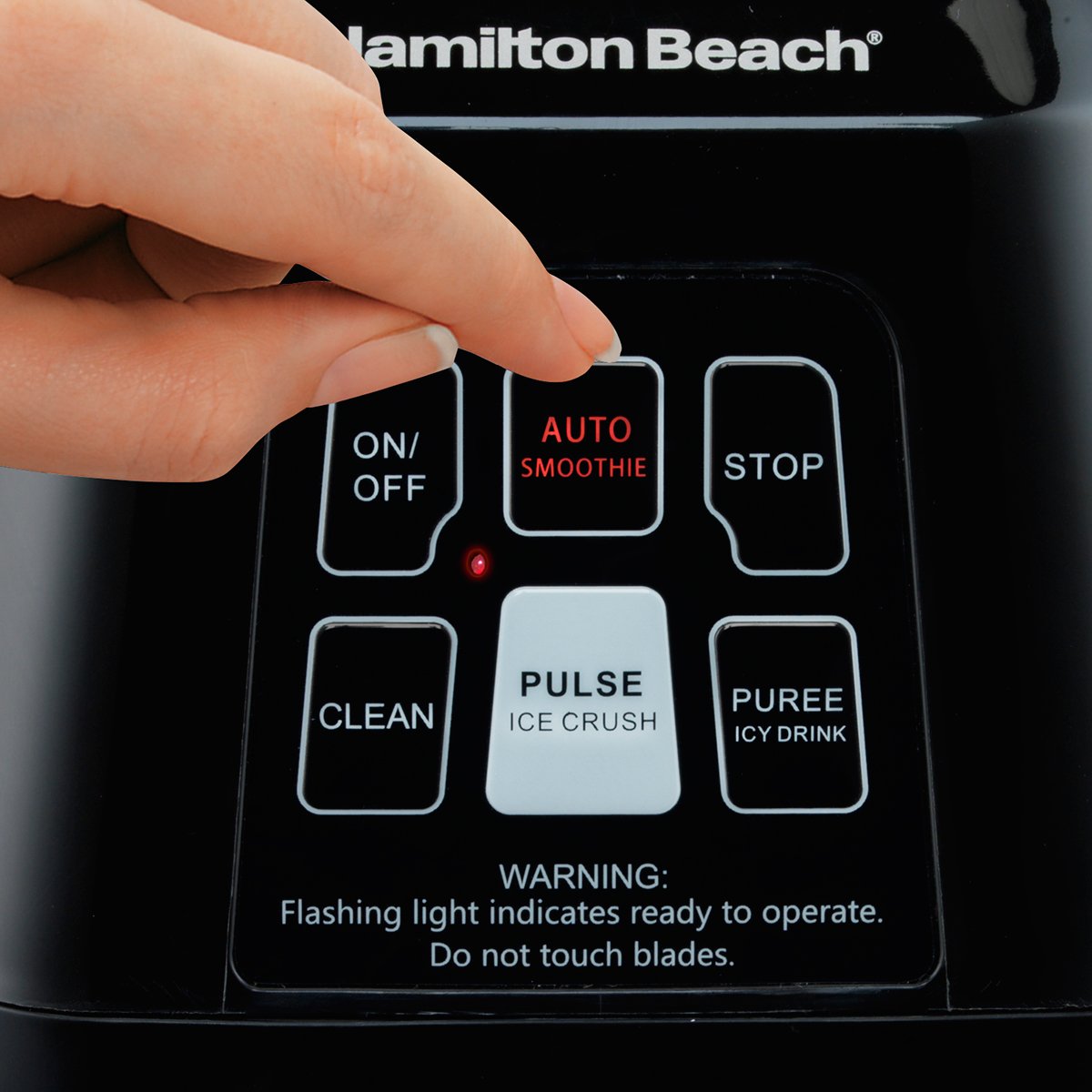 Hamilton Beach 40-Ounce Wave Action Smoothie Blender & Blender Bible Cookbook