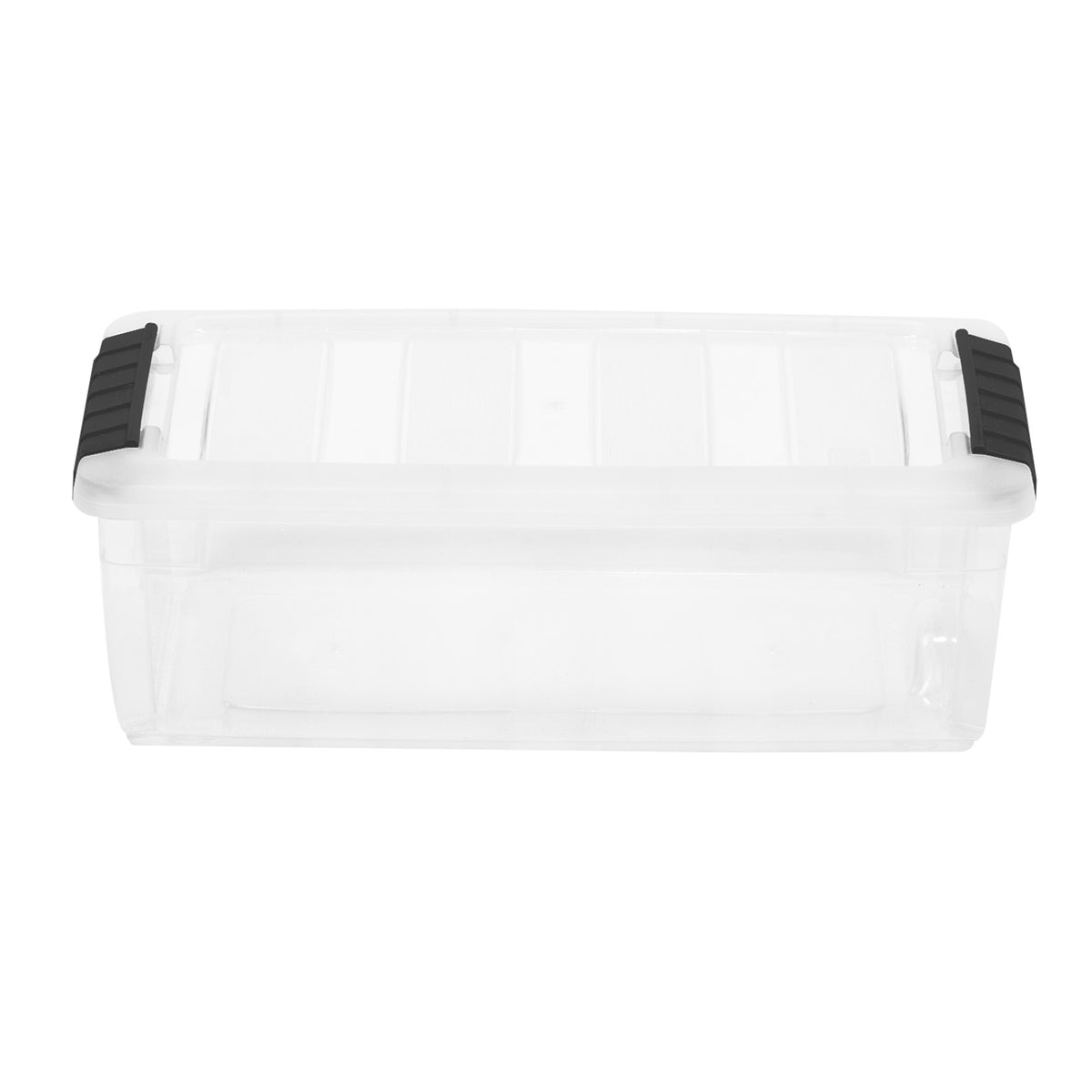 IRIS USA 5.7 Quart Nesting Latching Storage Container, Set of 12 (Open Box)