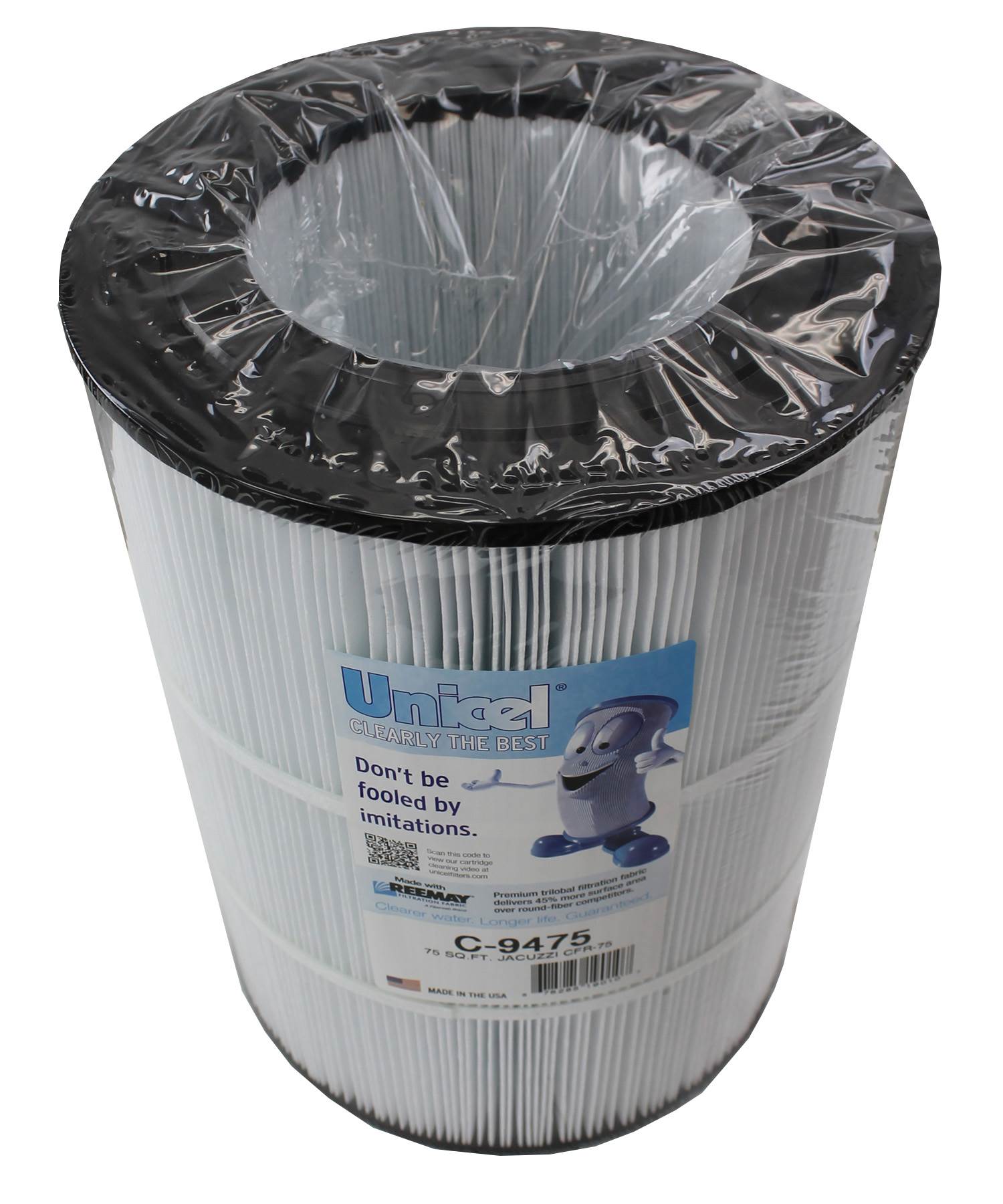 Unicel C-9475 Replacement 75 Sq Ft Swimming Pool Filter Cartridge, 193 Pleats - VMInnovations