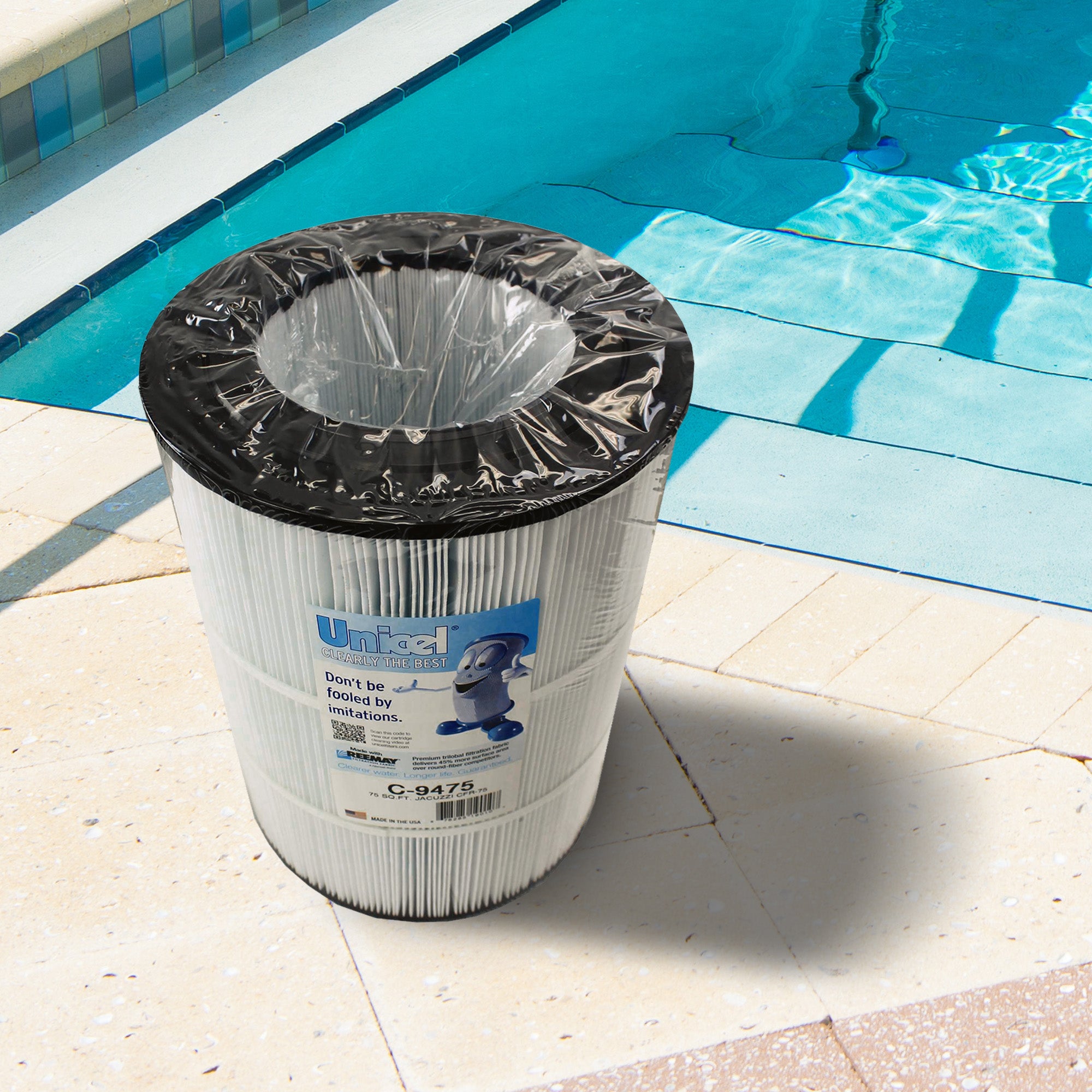 Unicel Pool Spa CFR 75 Sq Ft Filter Cartridge Element PJ75-4 FC-1480 (Used)