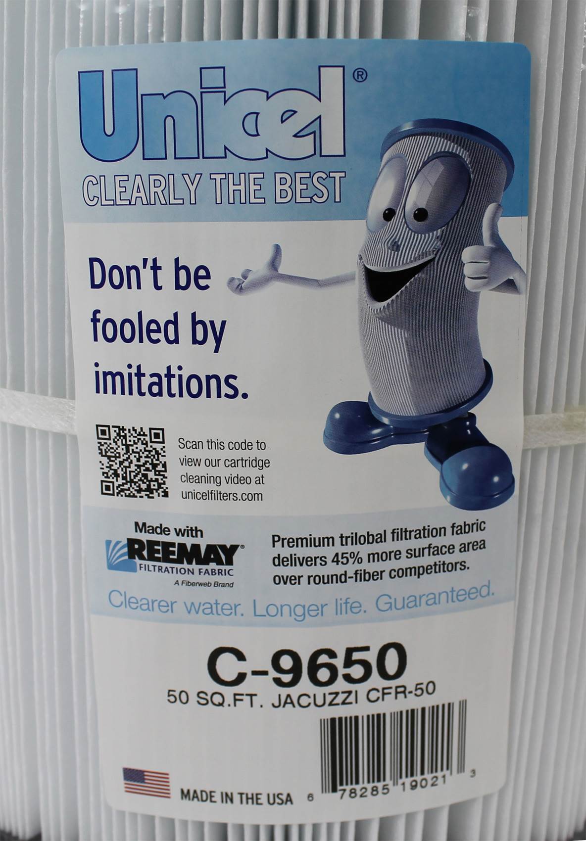 Unicel C-9650 Spa Replacement Filter Cartridge CFR 50 Sq Ft PJ50 FC-1460 - VMInnovations