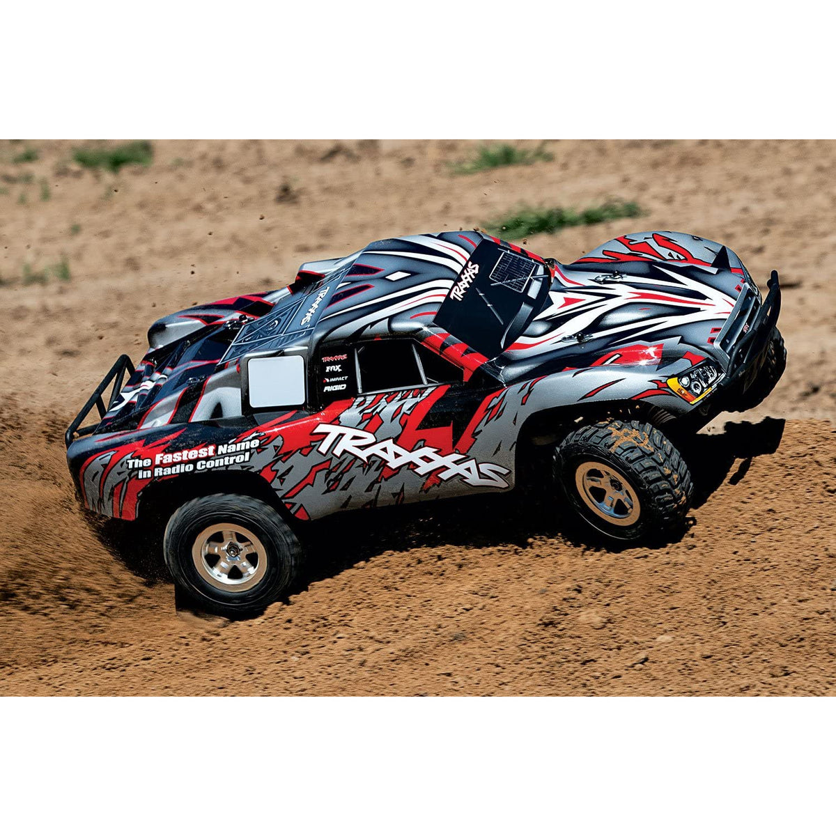 Traxxas Slash 4x4 Short Course Remote Control RC Truck, 2WD, 1/10 Scale (Used)