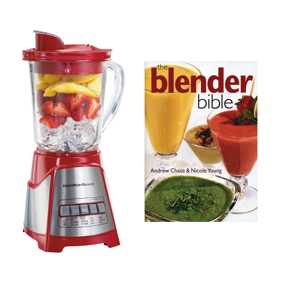 Hamilton Beach Multi Function Wave Action Blender w/ The Blender Bible Cookbook