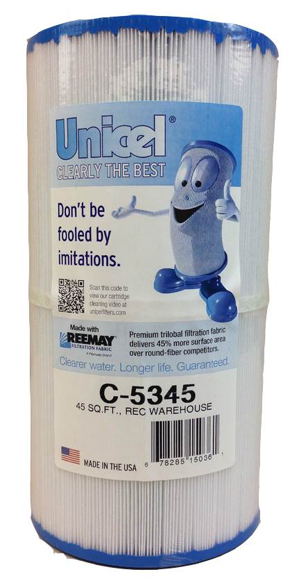 Unicel Spa Replacement Cartridge Filter 45 Sq Ft Warehouse Waterway (Open Box)