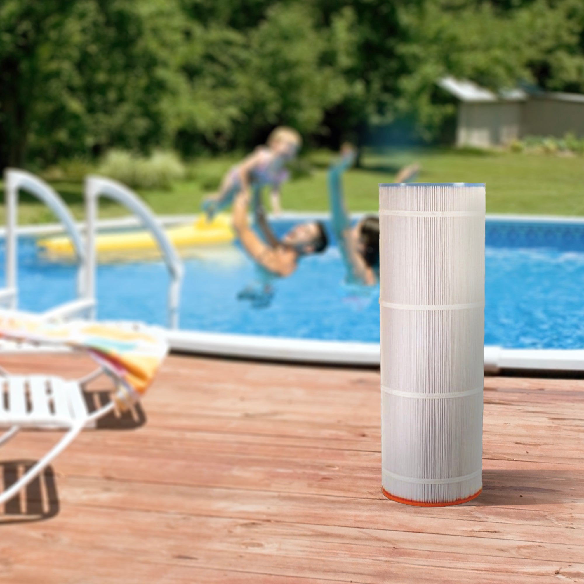 Unicel SC3-SR100 102 Square Foot 3 Oz Media Pool Filter Cartridge, 195 Pleats