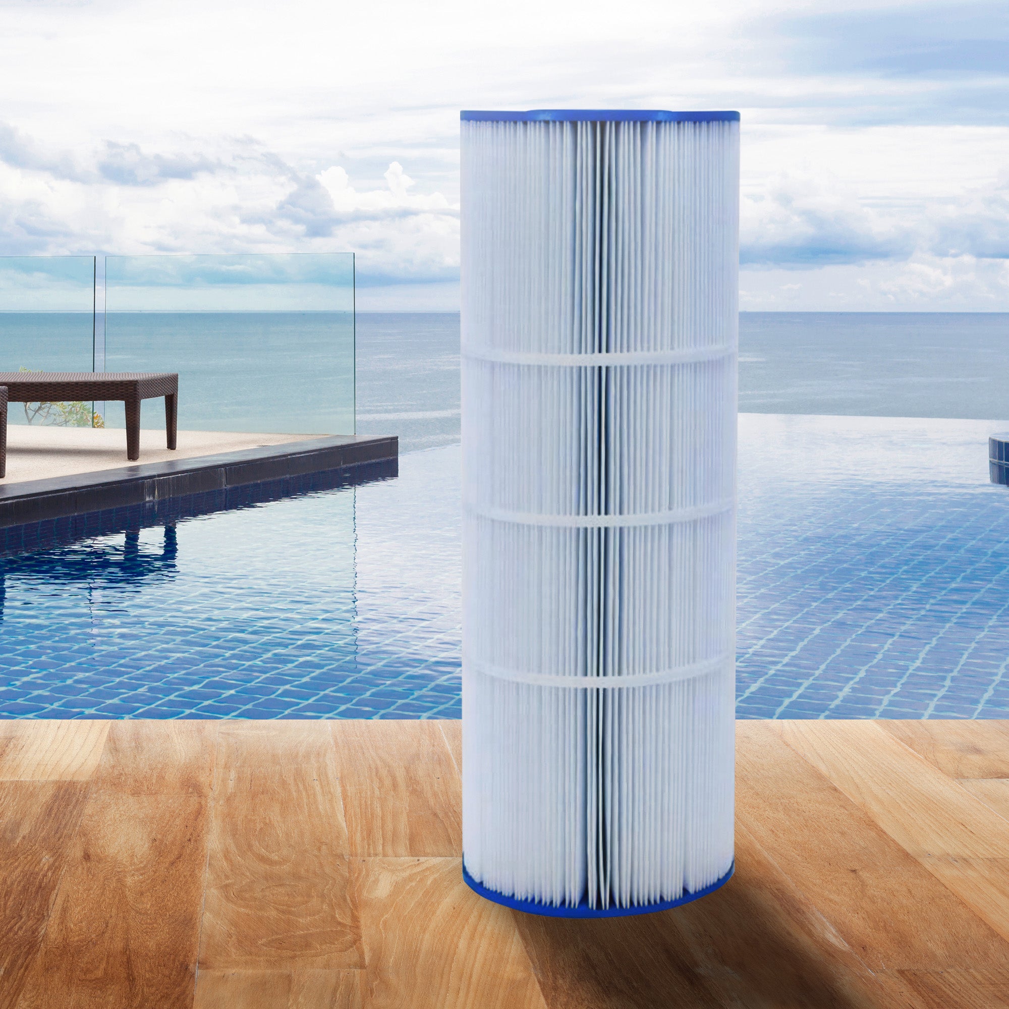 Unicel C-7699 Replacement Swimming Pool Filter Cartridge,142 Pleats (Used) - VMInnovations