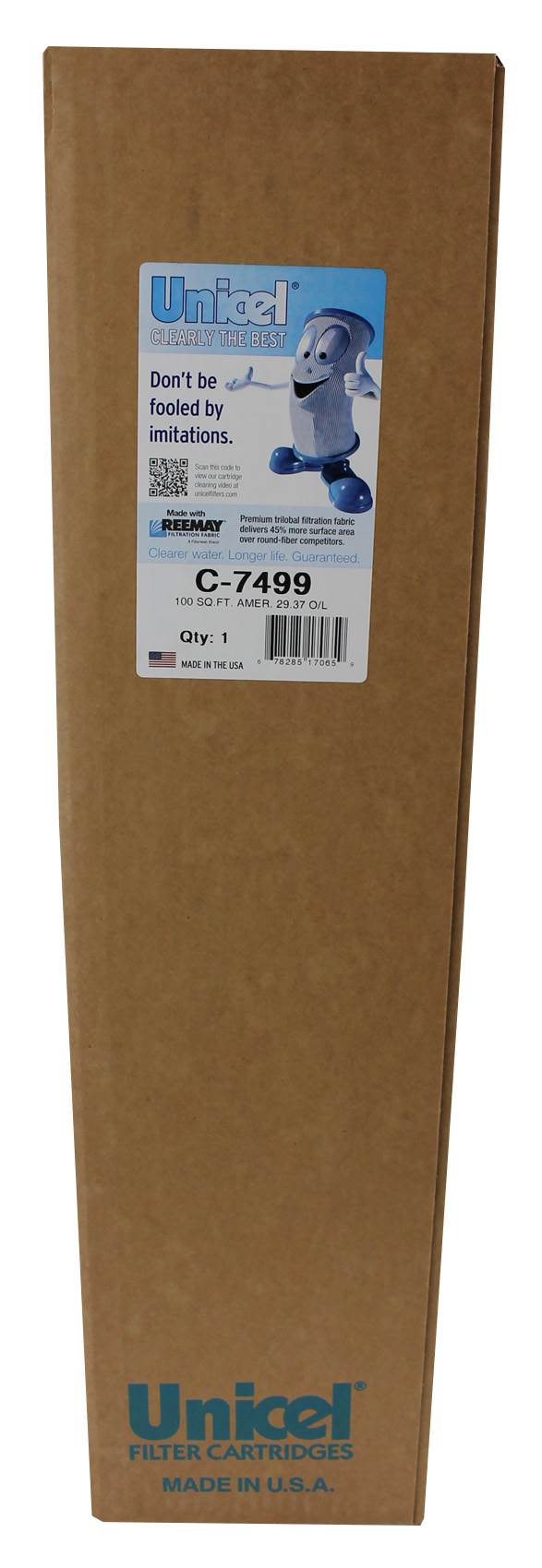 Unicel C-7499 Replacement 100 Sq Ft Swimming Pool Filter, 142 Pleats (Used) - VMInnovations