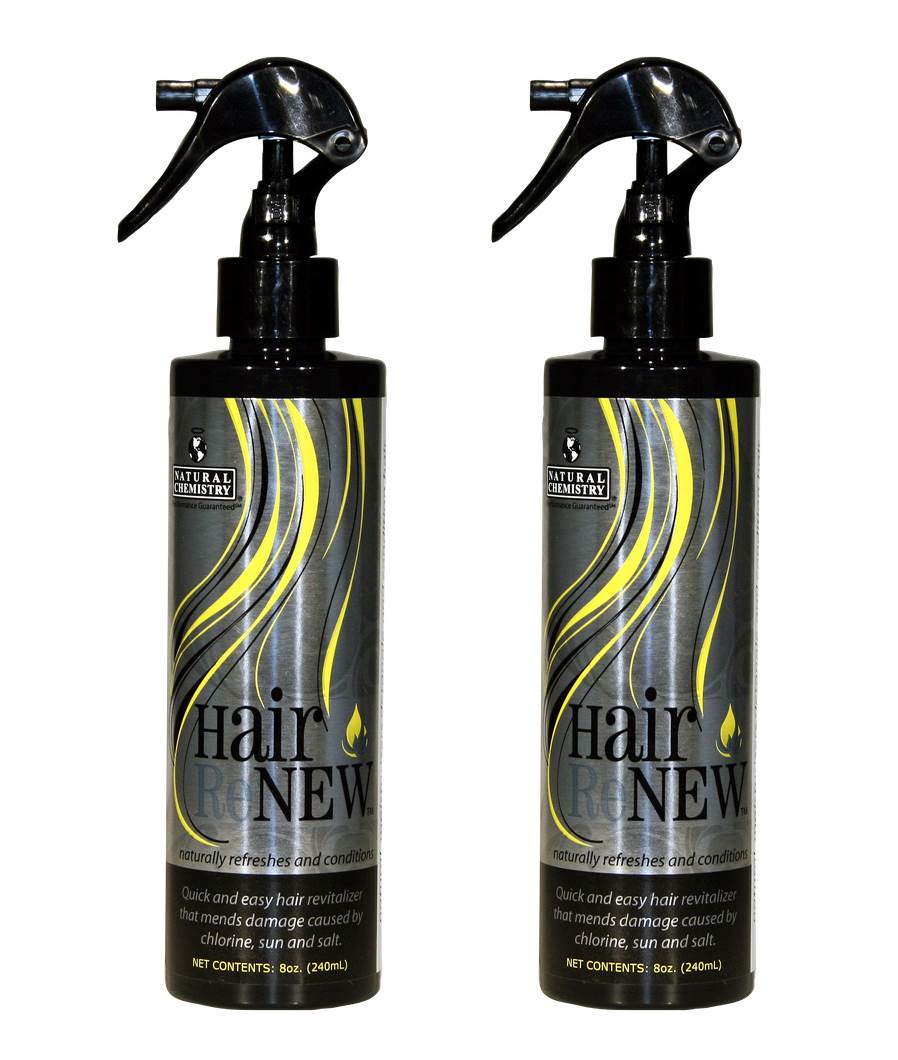 2) Natural Chemistry 01185 Swimming Pool 8 oz Hair ReNEW Spray Chlorine Protect