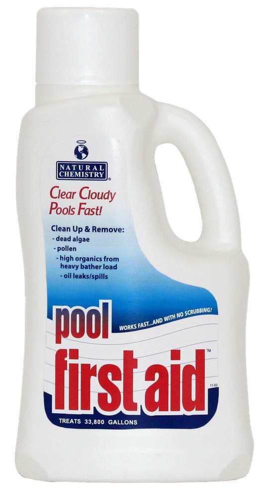2) Natural Chemistry 03122 Spa Swimming Pool First Aid Water Cleanup - 2L Each