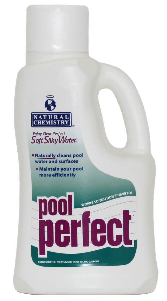 2) Natural Chemistry 03220 Swimming Pool Perfect Enzyme for Oils Scum - 2L Each