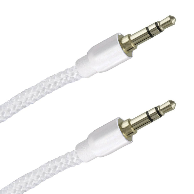 3.5mm Male Auxiliary Sound Stereo 5-Foot Tablet Smartphone Car Cable (10 Pack)