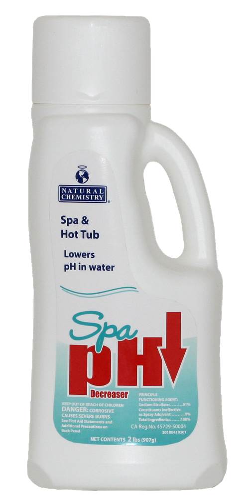 4) Natural Chemistry 04103 Hot Tub Spa Chemical pH Down Decreaser - 2 lb Each