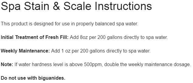 2) Natural Chemistry 04124 Hot Tub Spa Chemical Stain & Scale Free - 1L Each
