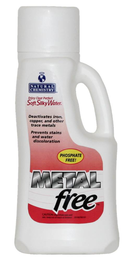 2) NEW Natural Chemistry 07001 Spa Swimming Pool Metal Free Chemical - 1L Each