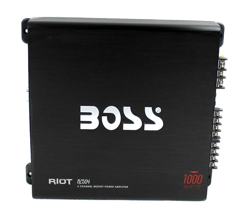 2) Boss CH6530 6.5" 250W + 2) 6x9" 350W 3-Way Car Speakers +1000W 4-Ch Amplifier