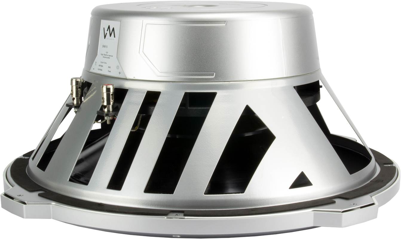 2 VM Audio SRW15 15" 2400W Car Subwoofers DVC 4 Ohm + EXA2400.2 Amp + Wiring Kit