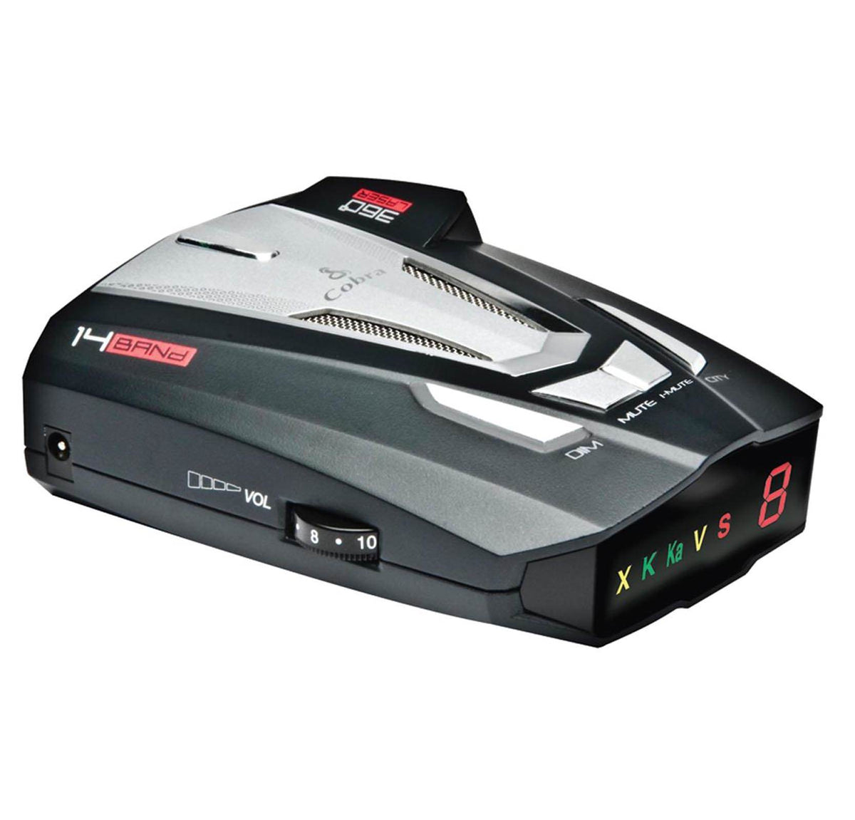 NEW! COBRA XRS-9470 14 Band Police Cop Radar Gun 360° Laser Detector Detection