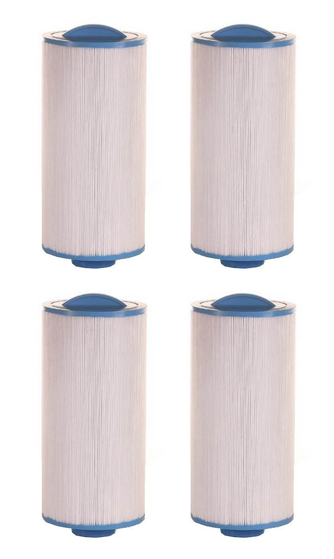 Unicel 5CH-402 Replacement 40 SqFt Filter Cartridge for Spa, 204 Pleats (4 Pack)