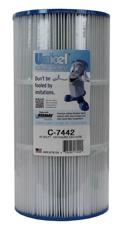 Unicel C-7442 Replacement 40 Sq Ft Pool Filter Cartridge, 120 Pleats (4 Pack)
