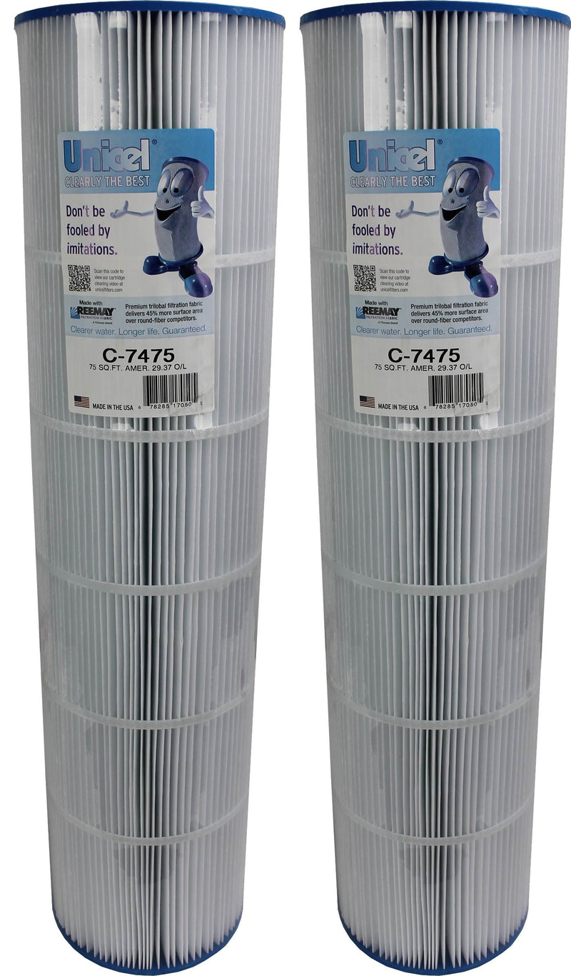 2) New Unicel C-7475 Spa Replacement Cartridges Filter 75 Sq Ft American Premier