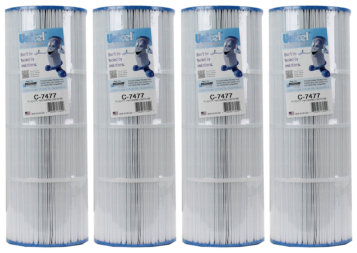 Unicel C-7477 Swimming Pool 75 Sq. Ft. Replacement Filter Cartridge (4 Pack)